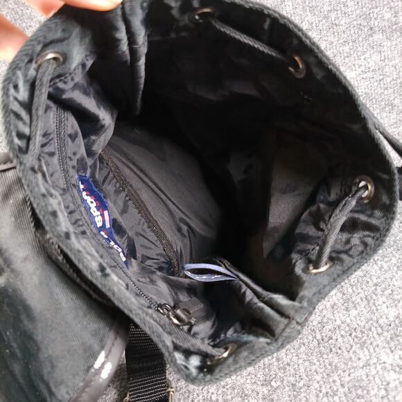 Polo‎ Sport Ralph Lauren Mini Backpack Black Logo Bag 90s Vintage main image 7
